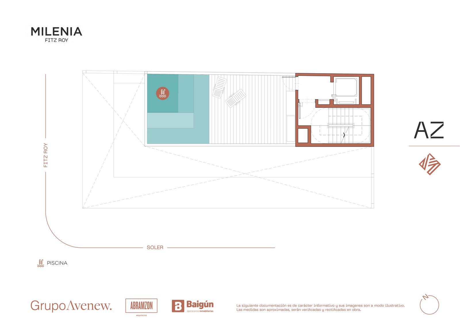 Departamento de 2 ambientes con terraza en venta en Palermo Hollywood