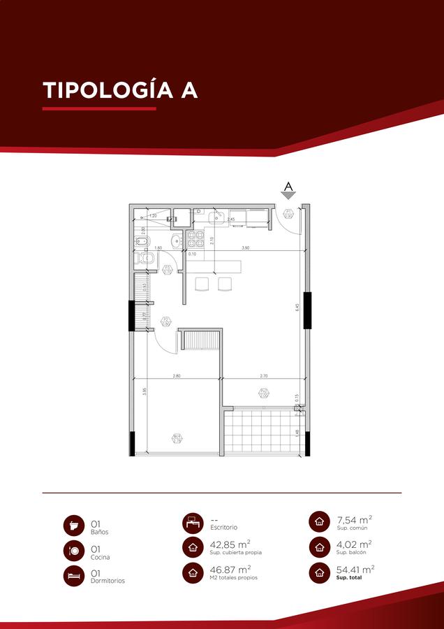 Torre Odogan - Departamentos de 1 y 2 Dormitorios - Excelente Ubicación