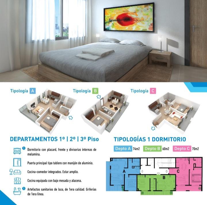 Departamento en venta 1 dormitorio con balcón Barrio Alto Alberdi, Córdoba Capital.