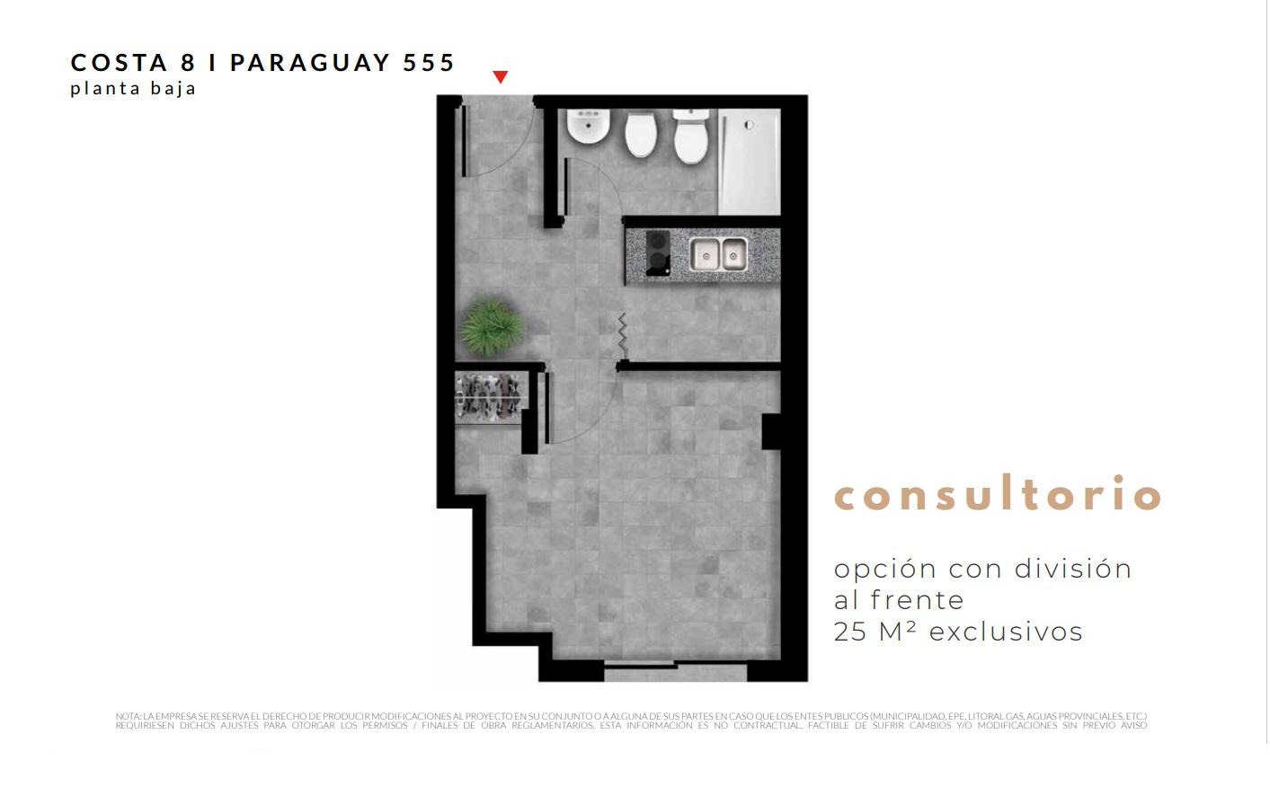 Paraguay 555 PB (Studio Profesional)
