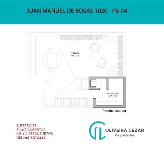 Casa Interna 2 dormitorios - Juan Manuel de Rosas 1020 - PB-04