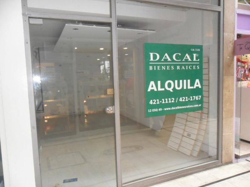 Local Centrico La Plata en Alquiler Calle 8 Dacal Bienes Raices