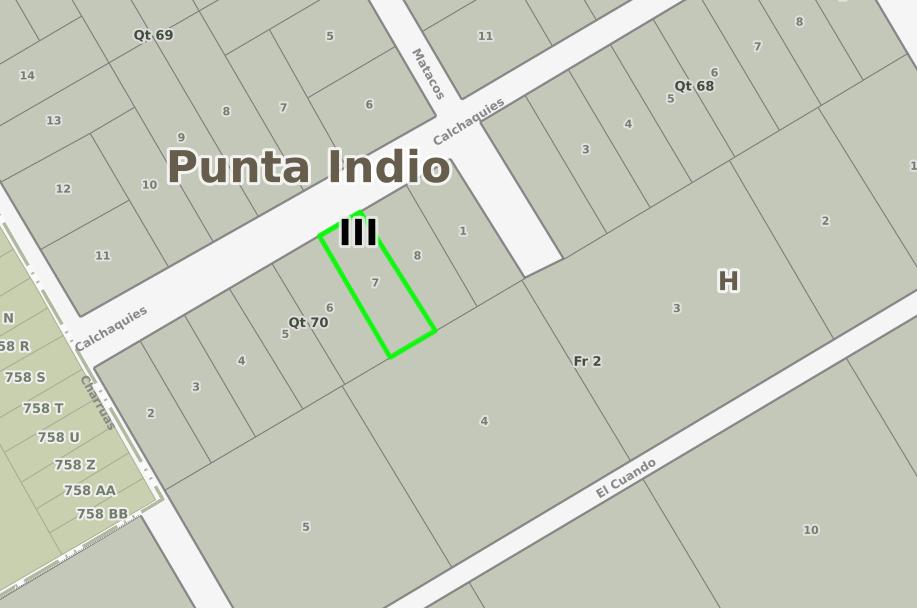 Terreno en venta - 1941Mts2 - Punta Indio