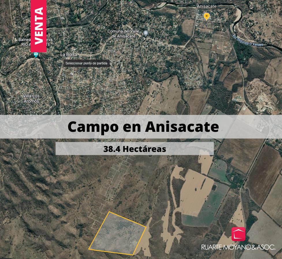 38.4 Hectáreas - Campo en Anisacate -  Sierras de Córdoba
