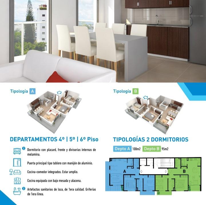 Departamento en venta 2 dormitorios con balcón barrio Alto Alberdi Córdoba Capital.