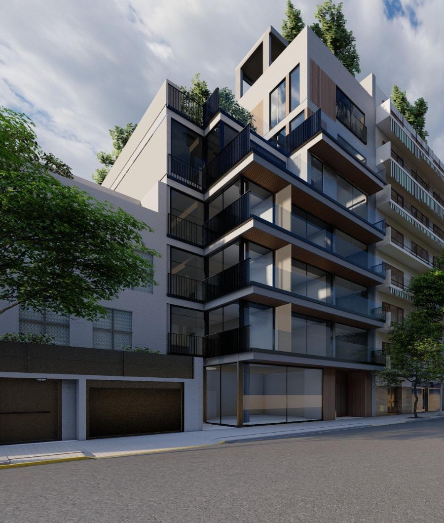VENTA en construcción departamento dos ambientes con balcon terraza en Villa Crespo